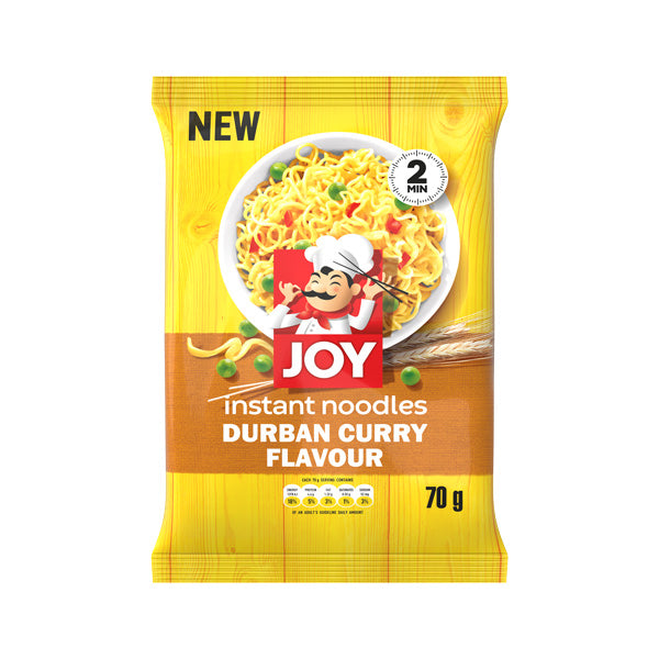 JOY Instant Noodles - Durban Curry 5x70g