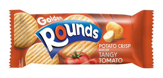 Golden Rounds - Tangy Tomato Potato Crisp Biscuit 80g