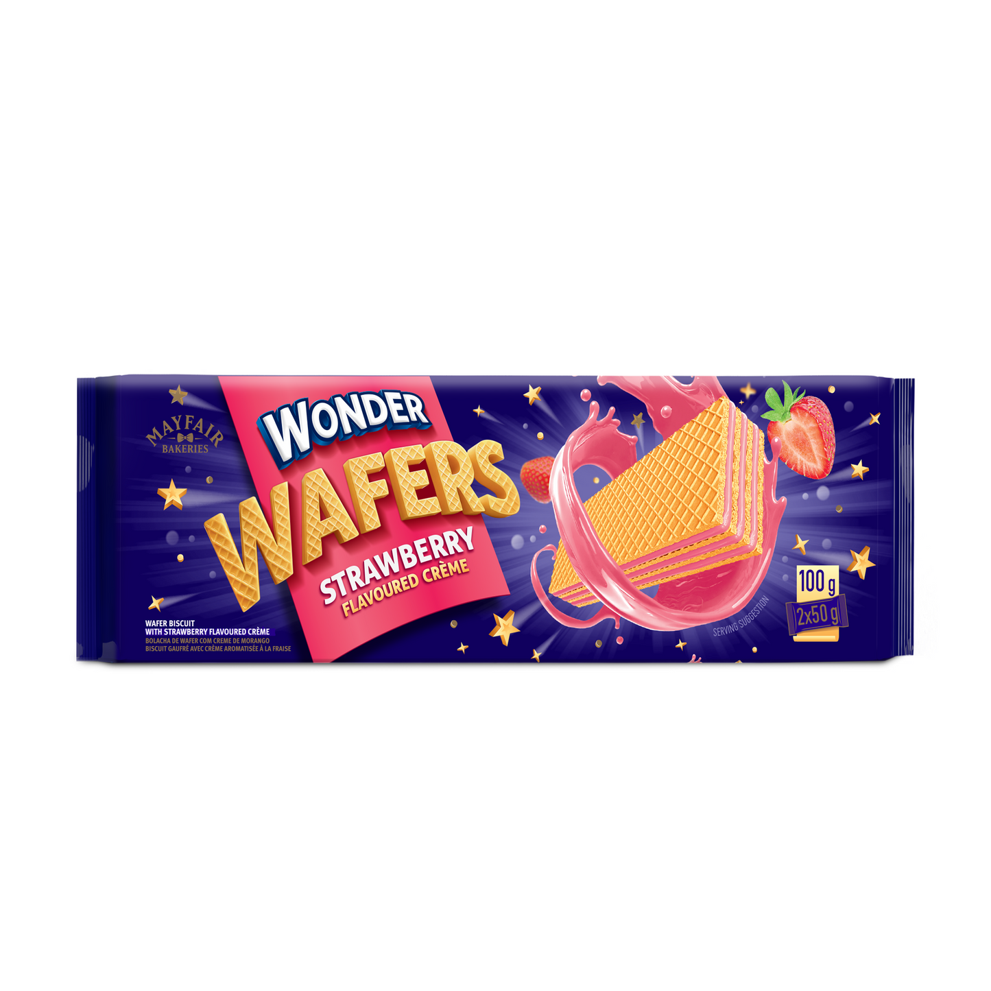 Wonder Wafers - Strawberry 100g